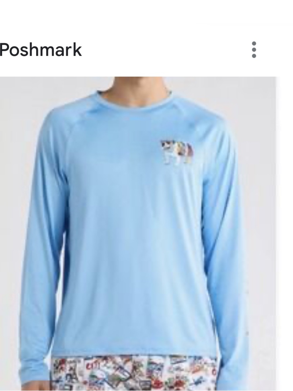 Robert Graham Long sleeve   Azure Blue 2Xl